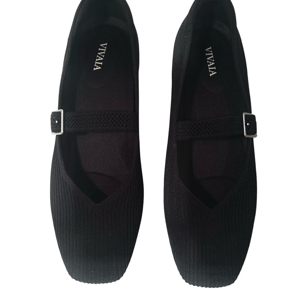 VIVAIA Margot Mary-Jane Square-Toe Ballet Flats - Picture 2 of 2